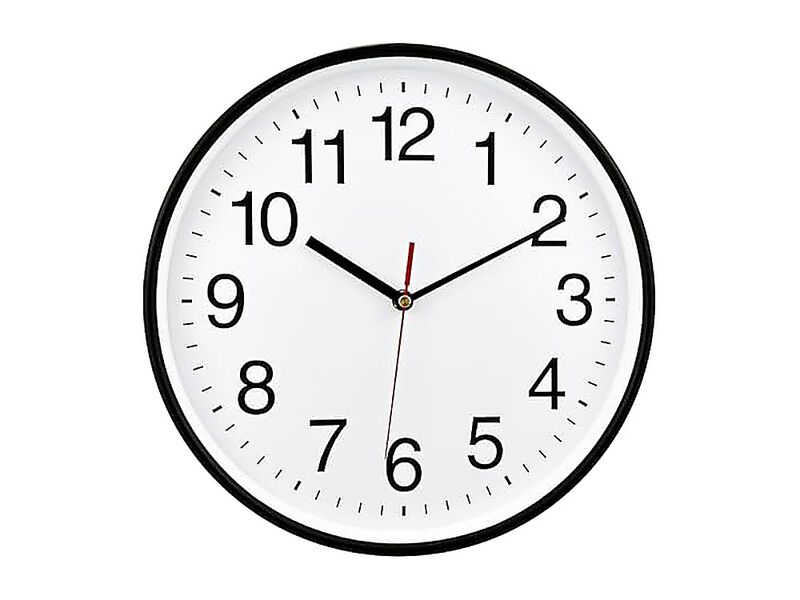 Extra Large Wall Clock 16 Non Ticking Silent Quartz Black Clocks Simple Design image number 0