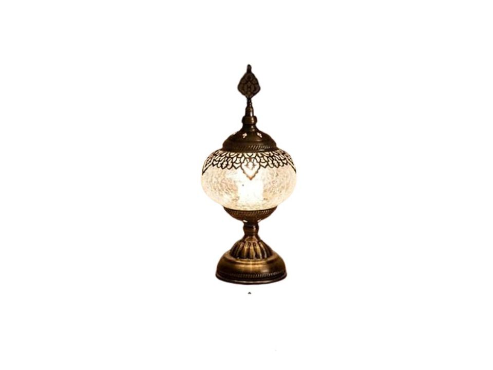 Moroccan Table Lamp For Living Room Bedroom Desk Bulbs Included
