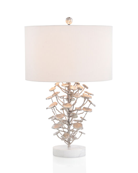 Nickle Plated Table Lamp