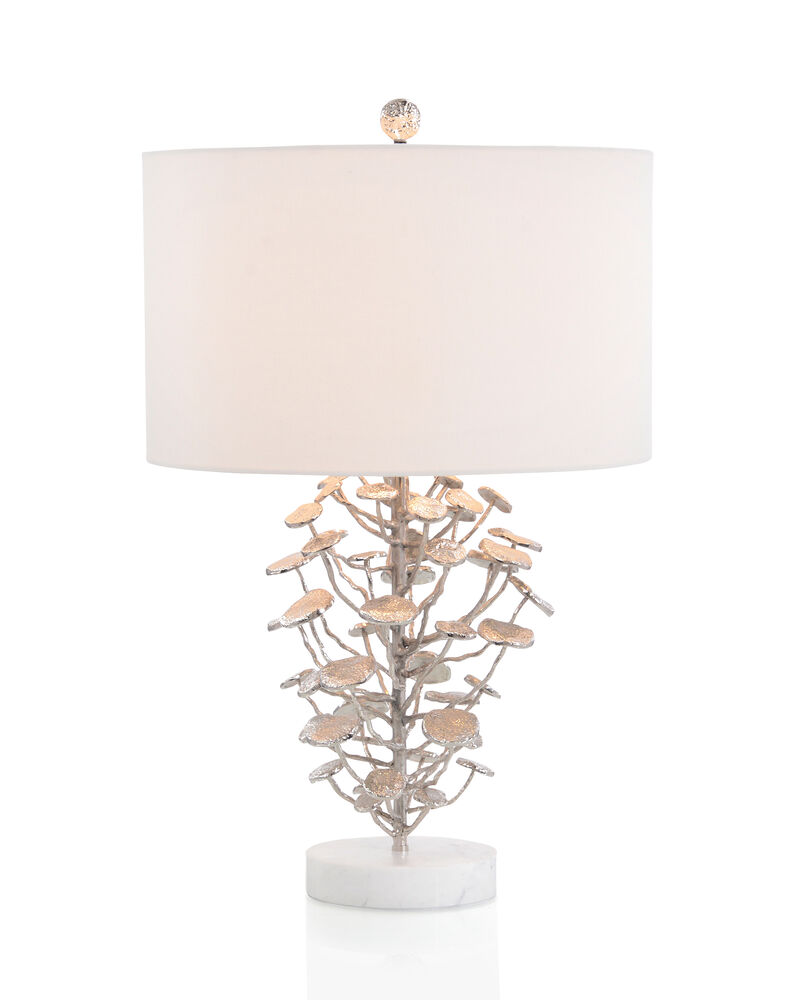 Nickle Plated Table Lamp image number 1