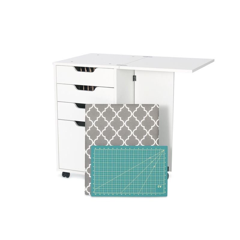 Kiwi Storage Cabinet Ash White