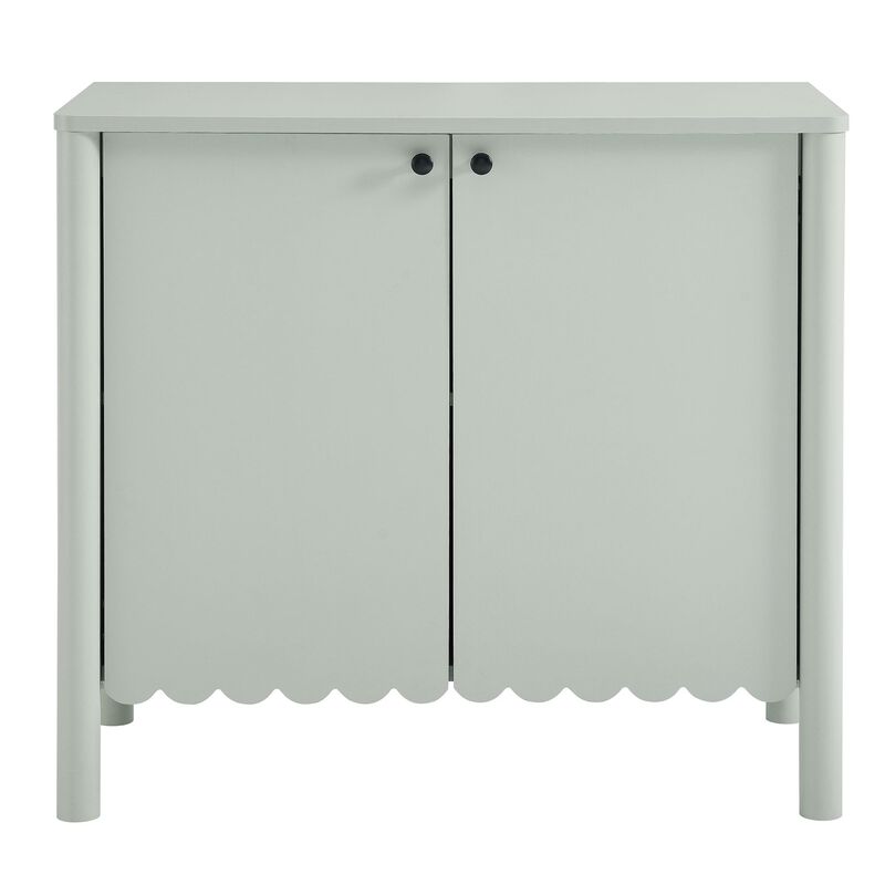 Modway Emmeline 2-Door Scalloped Sideboard in Light Gray image number 6