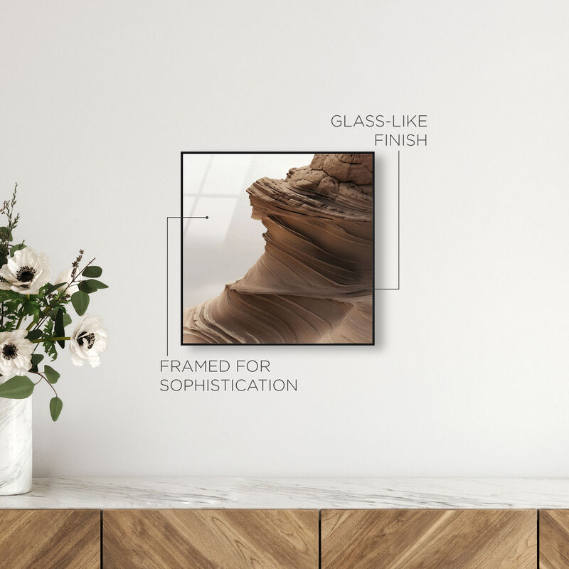 Stoic Sandstone I Abstract Canvas Print by Oliver Gal image number 4