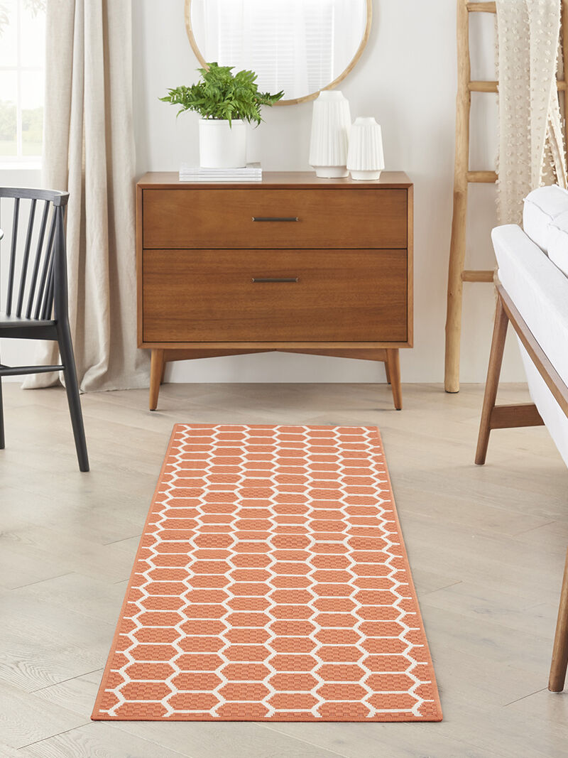 Twist Reversible TWS01 Coral 2' x 6' Rug