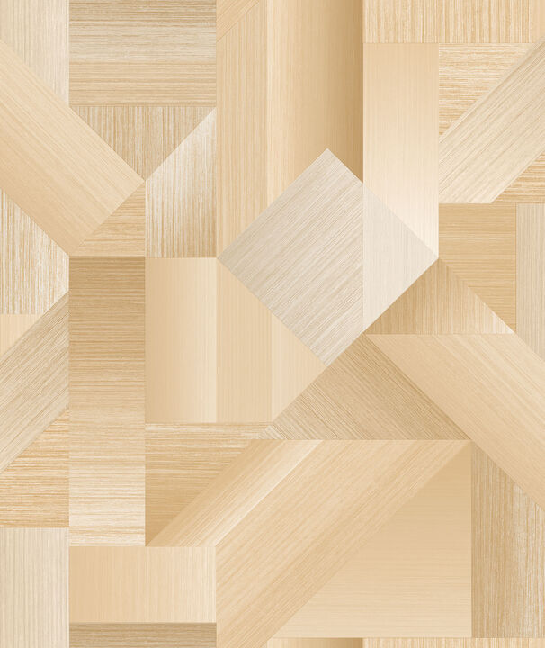 Texstyle Shape Shifter Gold Wallpaper G56628