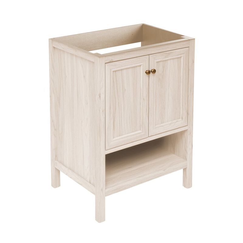 Chateau 24" Freestanding Bathroom Vanity Cabinet without Top in White Oak image number 2