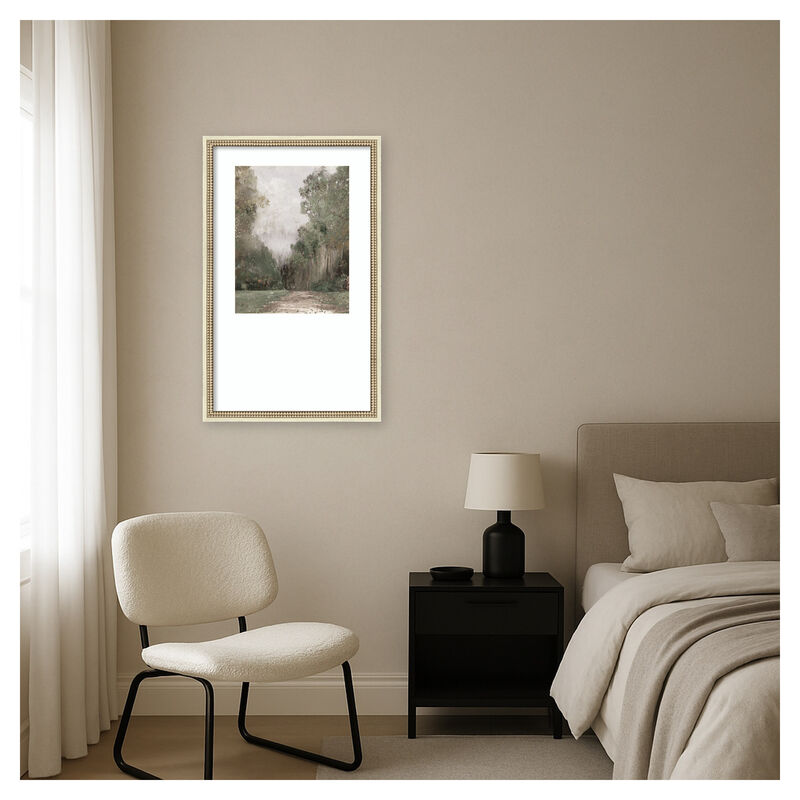 Misty Garden Pathway by PI Studio Wood Framed Wall Art Print image number 4