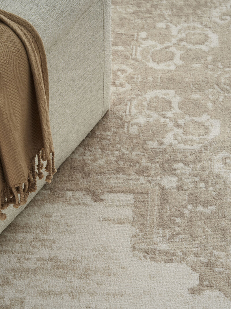 Grafix GRF14 Ivory/Beige 5'3" x Round Rug