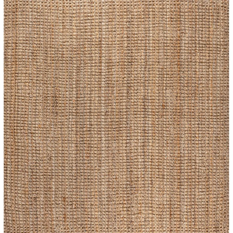 Estera Hand Woven Boucle Chunky Jute Square Area Rug
