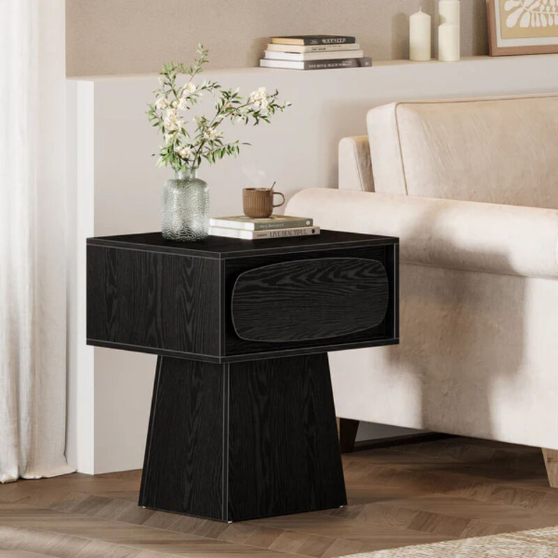 Small End Table, Side Table with Storage Drawer image number 1