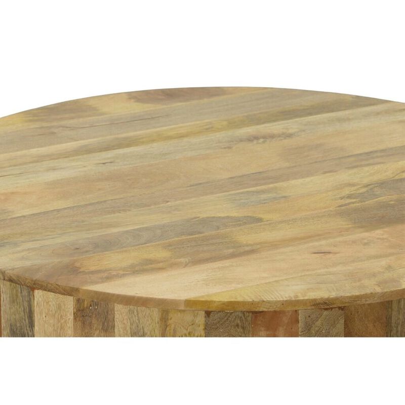 Carolina Living Tamia 42 Round Wooden Coffee Table - Natural