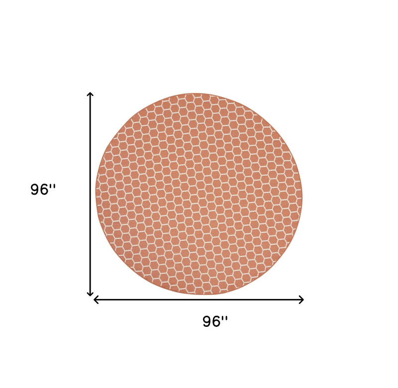 HomeRoots Geometric Indoor Outdoor Area Rug image number 6