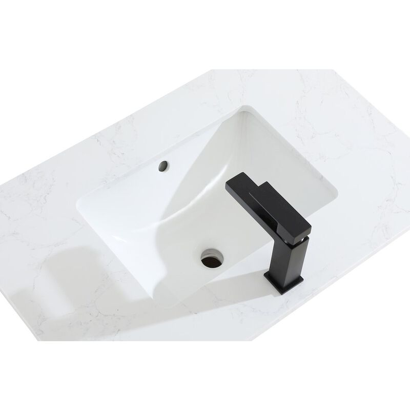 Elegant Kitchen and Bath Chandler 30 Inch Single Bathroom Vanity In Chestnut Brown