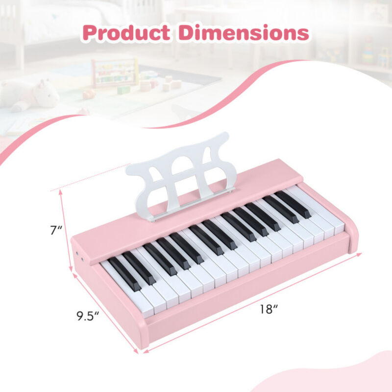 30 Keys Kids Digital Piano Keyboard with Music Stand for Beginner Children Age 3 Plus image number 2