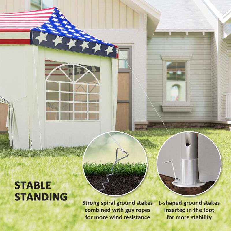 Hivvago 22.3x16.4 Event Tent with 2 Doors image number 5