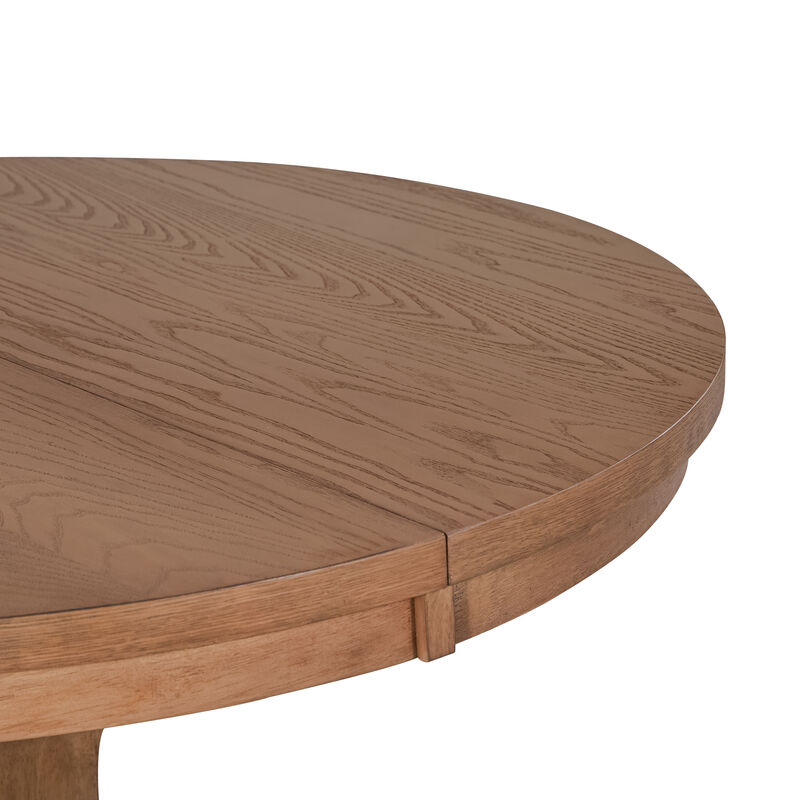 Christopher Knight Home Idalia Rustic Wood Expandable Oval Dining Table