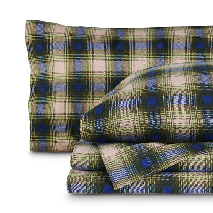 Soft & Cozy 100% Cotton Flannel Printed Pattern Sheet Set