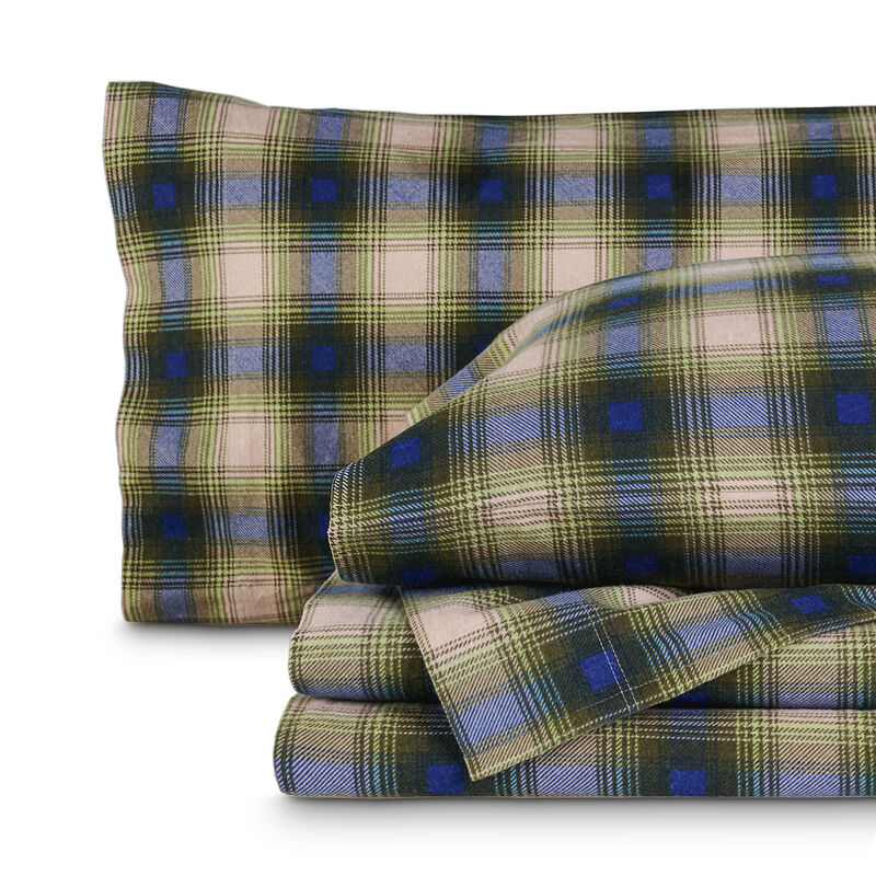 Soft & Cozy 100% Cotton Flannel Printed Pattern Sheet Set image number 0
