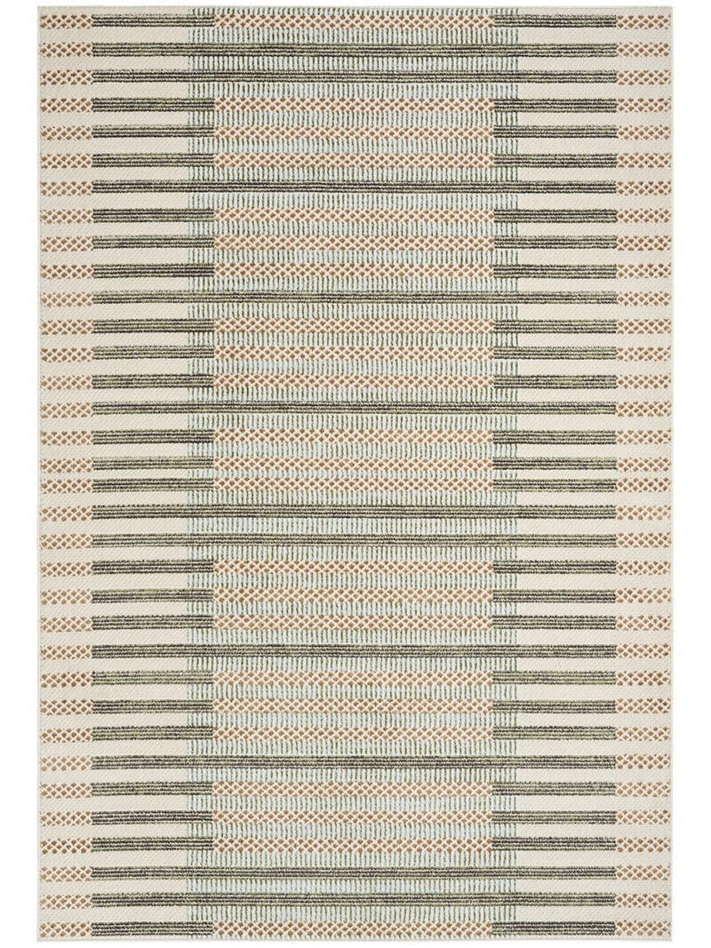 Nordic NRC15 Ivory/Multicolor 5' x 7' Rug
