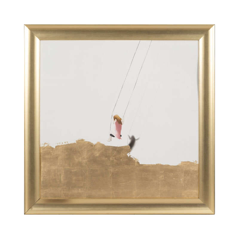 47x47 Hand Painted Swing Set image number 0