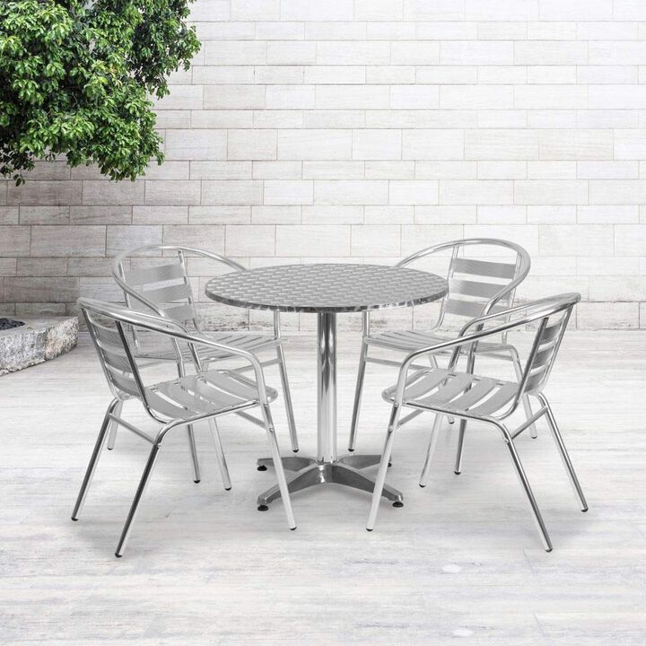 31.5RD Aluminum Table Set