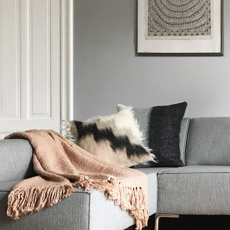 Cushion 100% wool stairway brush image number 1