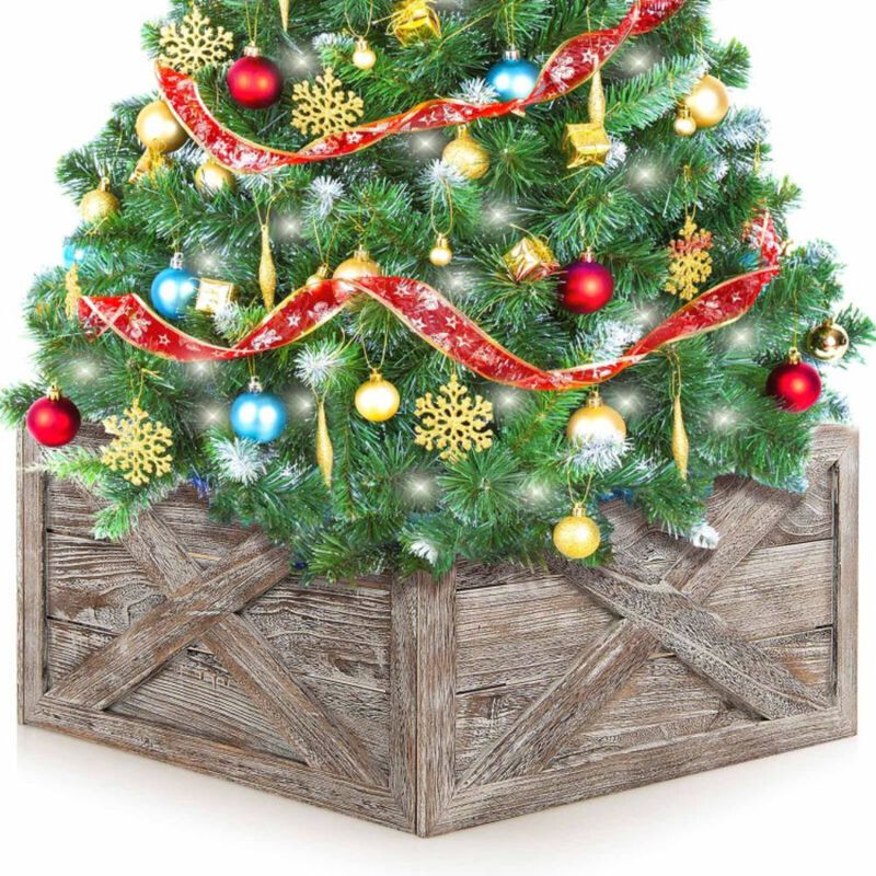 Inch Wooden Tree Collar Box for Indoor/Outdoor Use