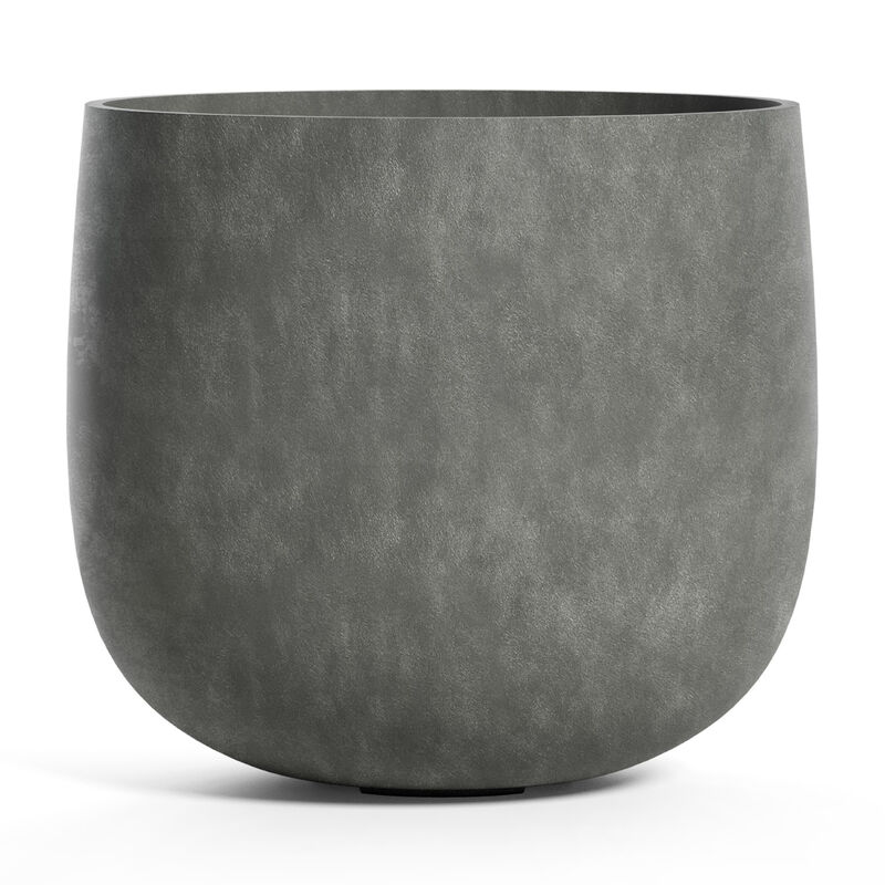 COSAPOTS Mondo Large Planter - Fiberglass Indoor/Outdoor and Weather-Resistant Round Planter