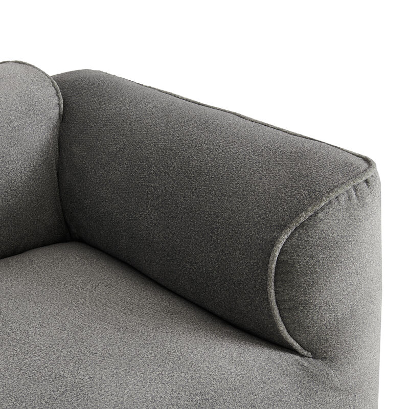 Laptle double-needle cut velvet sofa image number 3
