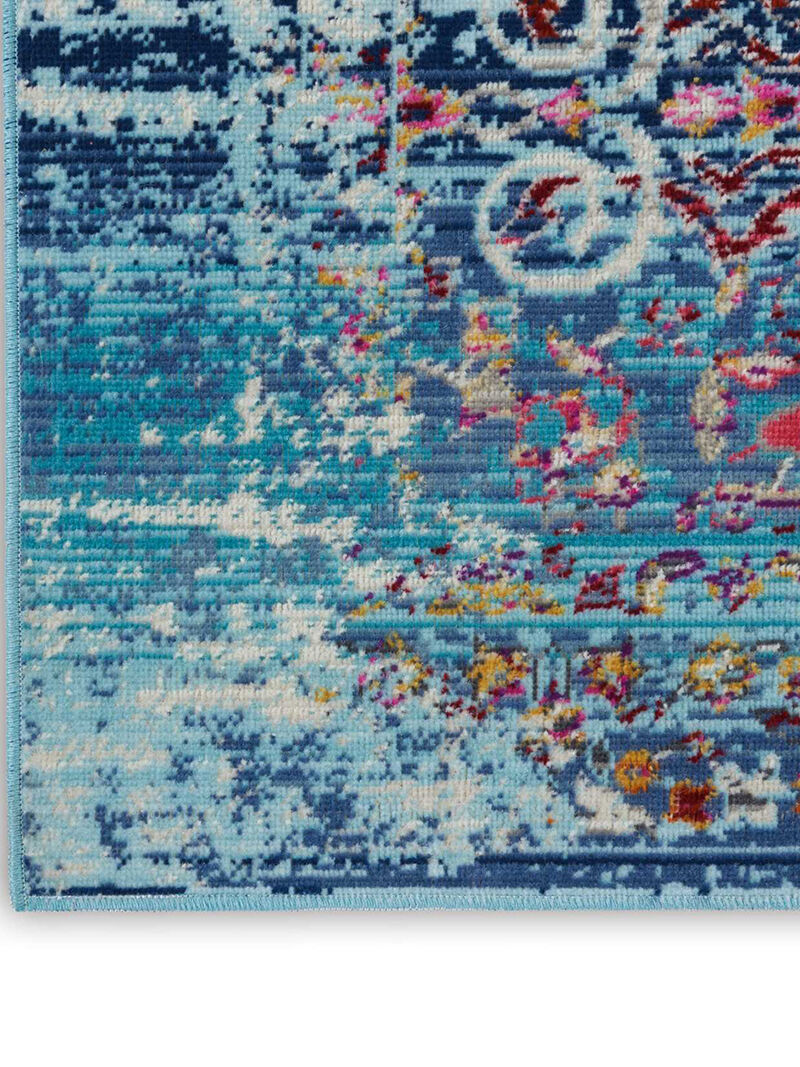 Vintage Kashan VKA02 Blue 4' x 6' Rug