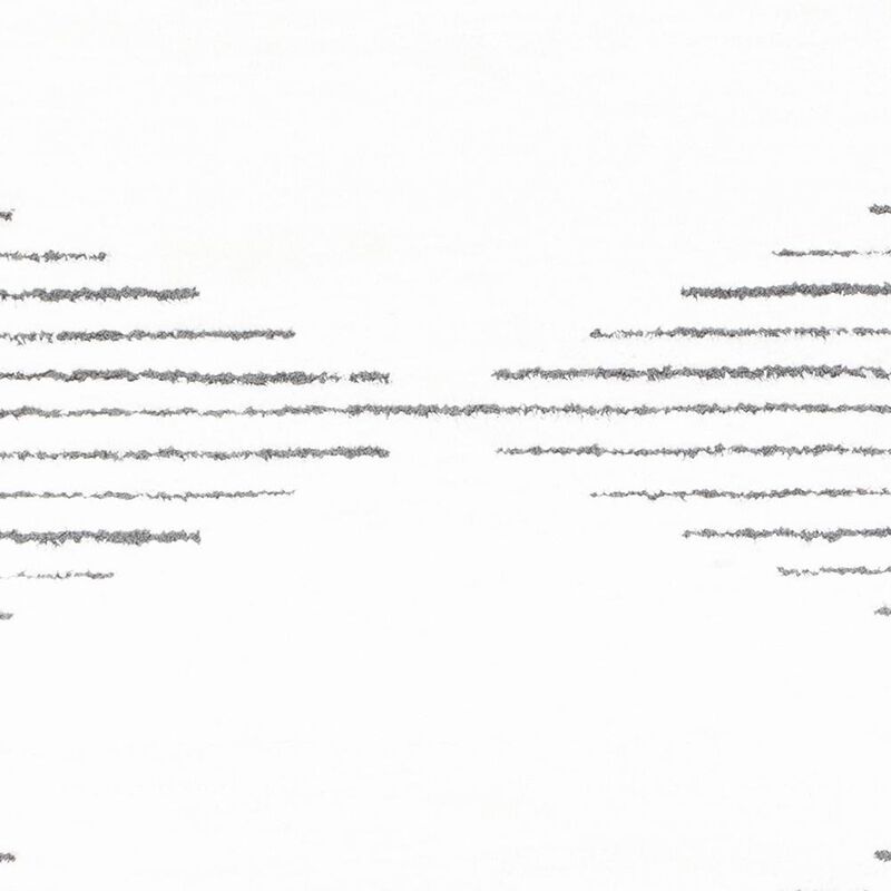 Novogratz Modern Rectangle Area Rug, Ivory, 9'10 X 12'10