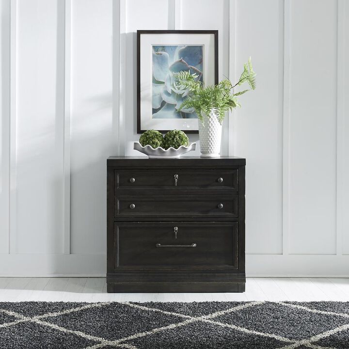 Liberty Furniture Harvest Home Bunching Lateral File Cabinet in Chalkboard