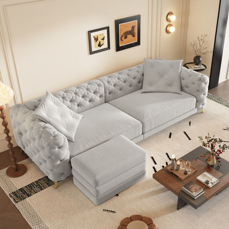 Zikbax 97.7" Convertible Sleeper Sofa image number 2