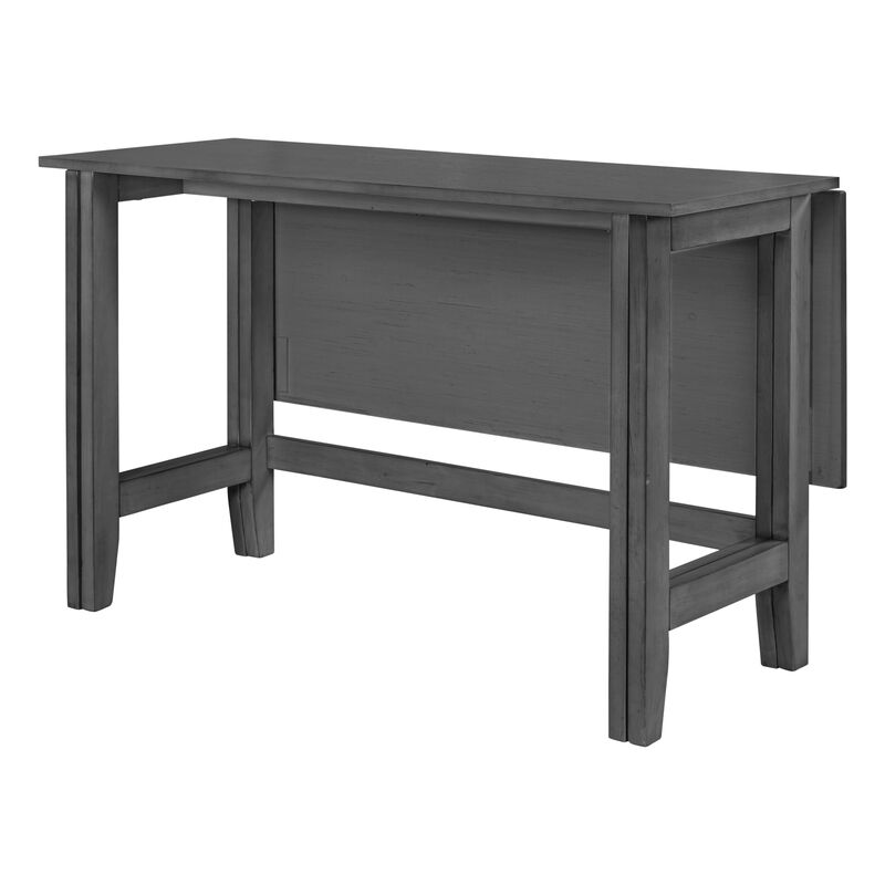 Tubtix Farmhouse Wood Extendable Dining Table image number 4