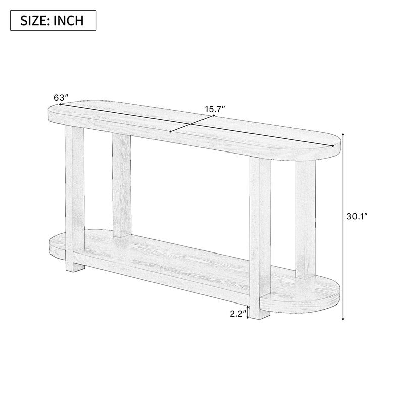 Modern Minimalist Ash Veneer Entryway Table with Streamlined Desktop Design, Suitable for Study, Entryway, Hallway, Living Room, Foyer image number 2