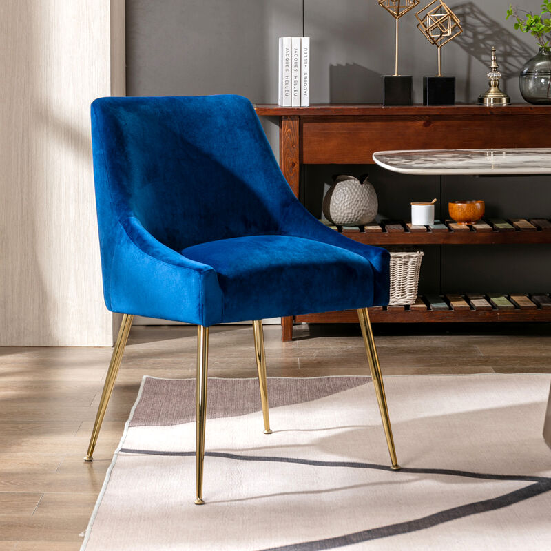 WestinTrends Upholstered Velvet Accent Chair