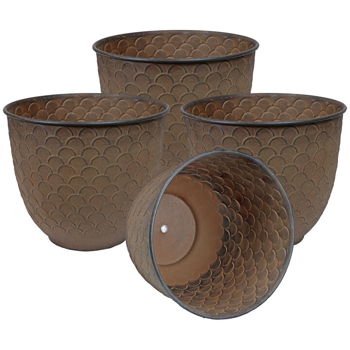 Dinah Metal Outdoor Planter Set of 4