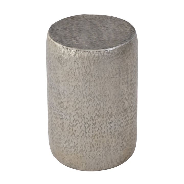 Butler Specialty Sahara 12 in. W Round Stainless Steel End Table, Antique Gold