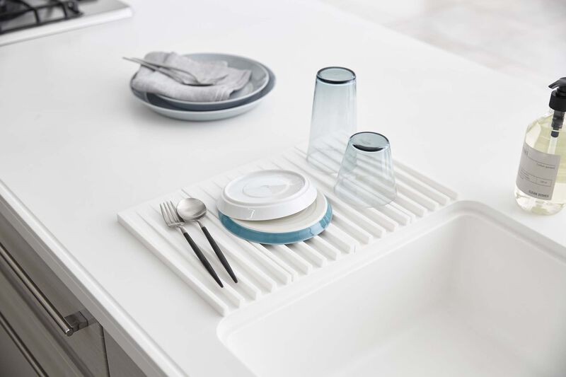 Folding Dish Drainer Mat