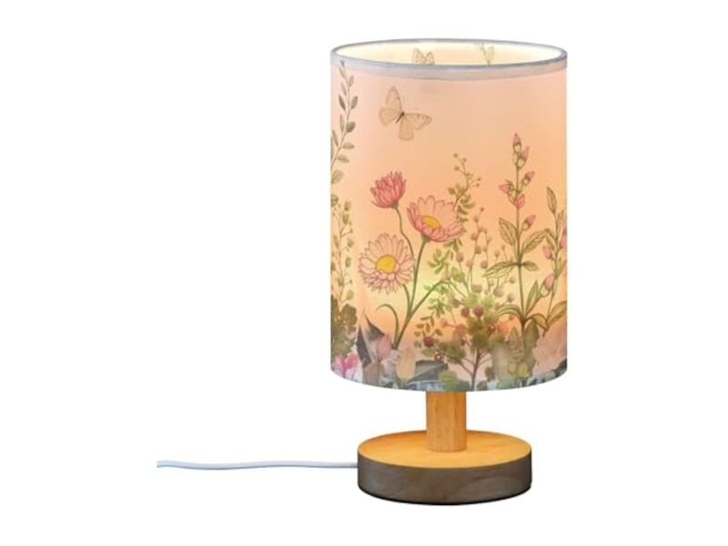 Butterfly Flower Table Lamp For Living Room Bedroom Nightstand image number 1