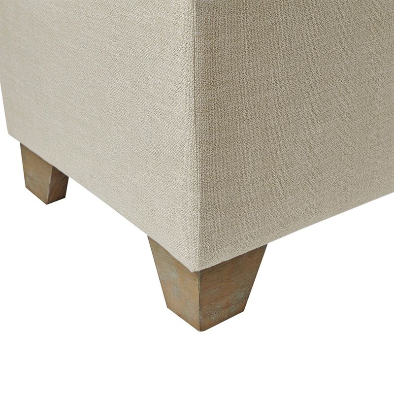 Gracie Mills Gil Soft Close Storage Bench with Solid Wood Legs