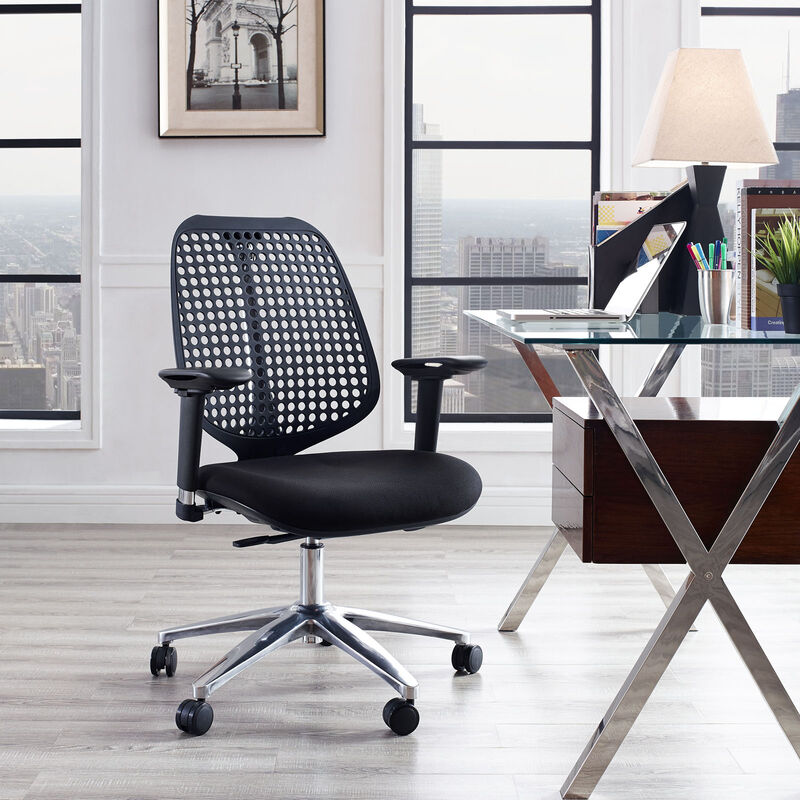 Modway Furniture - Reverb Premium Office Chair Black image number 4