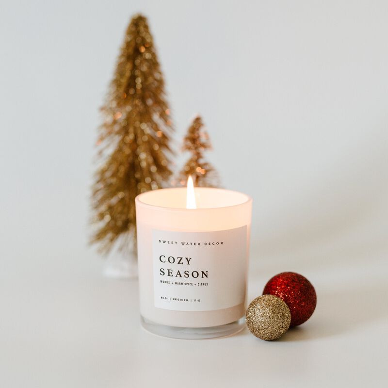 Sweet Water Decor Cozy Season 11 oz Soy Candle image number 2