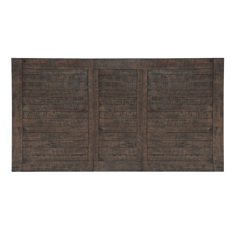 Jofran Willow Creek Distressed Solid Wood 78 Extension Dining Table