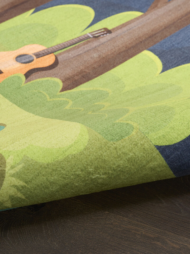 Imagination IMA13 Navy/Multicolor 5' x 7' Rug