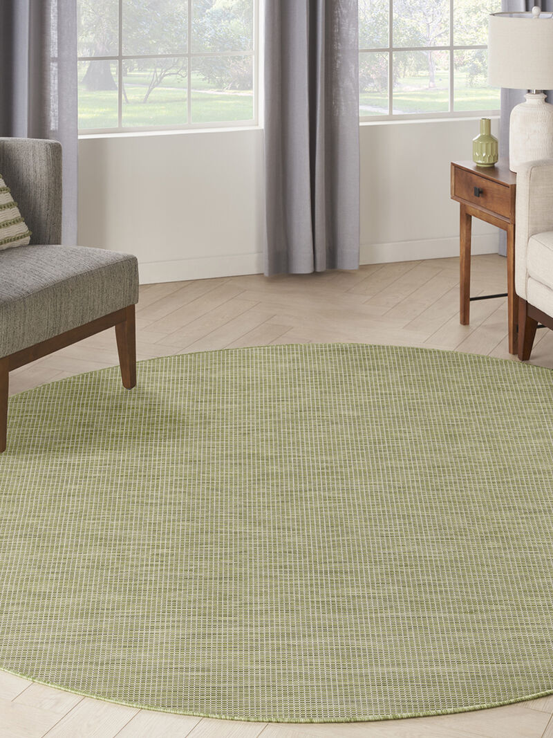Positano POS01 Green 8' x Round Rug image number 6
