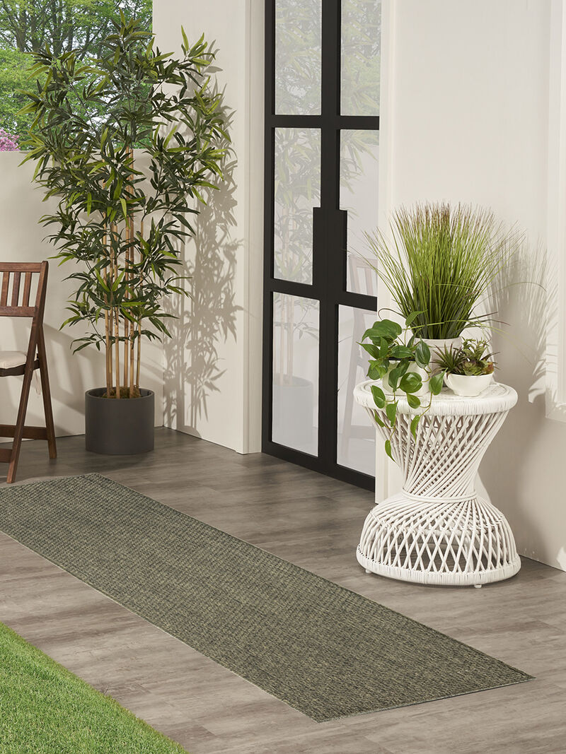 Tulum TLM03 Olive 2' x 6' Rug image number 8