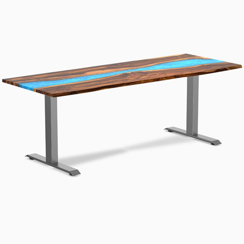 Desky Resin Hardwood Office Desk image number 0