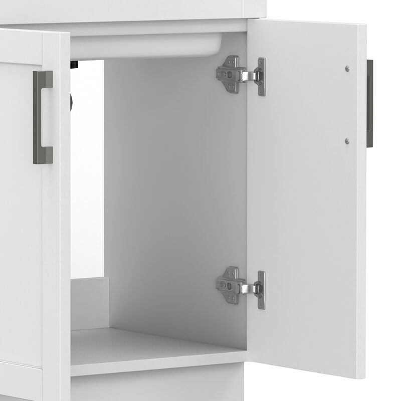 Hennessy Deluxe All-In-One 24-inch Laundry Cabinet with Faucet and ABS Sink