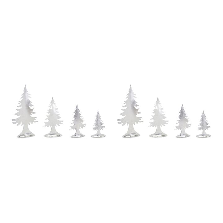 Tree for Holiday Decor, Christmas Display, or Seasonal Home Accent (Set of 8)